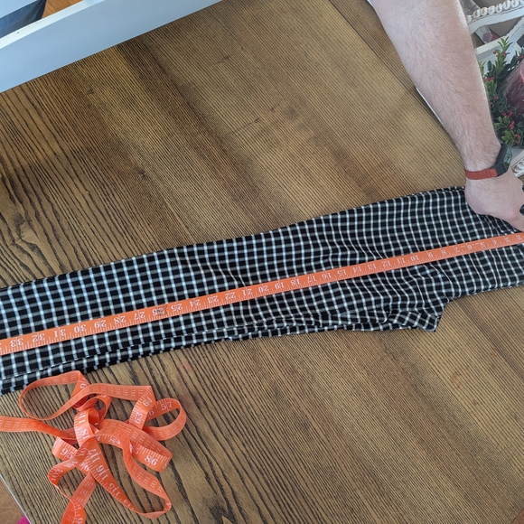 EUC Urban Outfitters UO Womens Size 0 XS Plaid Black White Button Front Pants - Picture 3 of 9